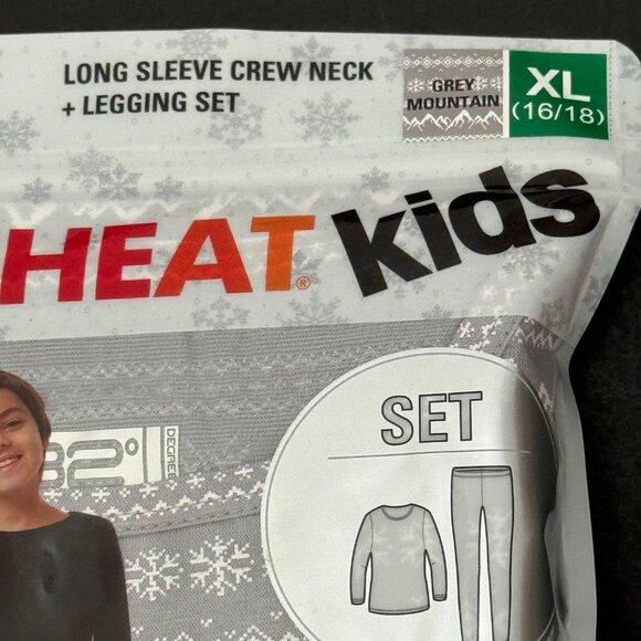32 Degrees Kids' Gray Heat Set - XL (16/18) NWT - Picture 3 of 13